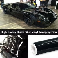 Черен гланц фолио стикер за залепване на кола автомобил джип бус ван пикап, снимка 2 - Аксесоари и консумативи - 33084863