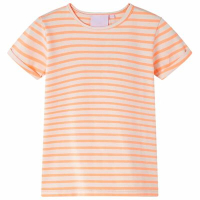 Детска тениска, неоново оранжева, 140(SKU:10943, снимка 1 - Детски тениски и потници - 44906193