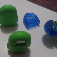 Android зелено човече преход Микро УСБ / УСБ 2.0 и Микро СД адаптер - четец Micro USB Micro SD , снимка 8 - USB Flash памети - 28392815