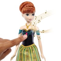 Кукла Disney Princess - Замръзналото кралство: Пееща Анна HLW56, снимка 3 - Кукли - 43251853