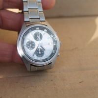 Часовник "Seiko"хронограф кварц Панда циферблат, снимка 3 - Мъжки - 44843853
