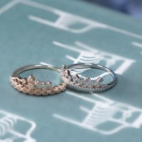 Сребърен пръстен 925 коронка Pandora , снимка 4 - Пръстени - 34392475