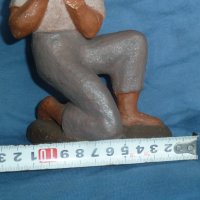 глинена фигура , снимка 4 - Антикварни и старинни предмети - 27020978