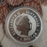 Сребърна монета 1 долар 2004, снимка 1 - Нумизматика и бонистика - 32445661