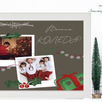 Коледен колаж със снимки и послание, снимка 6 - Декорация за дома - 38805516