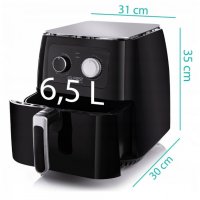 Air Fryer Фритюрник с горещ въздух First Austria FA-5053-1, 1700 W, 6.2 л, Таймер, снимка 1 - Фритюрници - 30452267