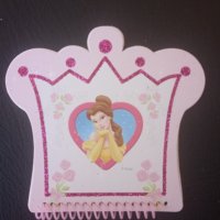 Луксозно тефтерче Disney Princess Belle / Дисни Принцеси (Бел), снимка 1 - Образователни игри - 43989183