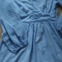 Нова нежно синя рокля , снимка 3 - Рокли - 43156496