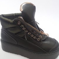 Дамски боти Lucky shoes 3284 тъмно зелени, снимка 3 - Дамски боти - 27042454