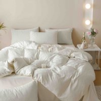Луксозни спални комплекти, 100% памучен жакард ,6 части, снимка 15 - Спално бельо - 39970217