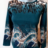 Стилна дамска блуза , снимка 4 - Блузи с дълъг ръкав и пуловери - 44846256