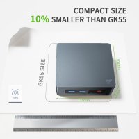 Настолен мини компютър KUYIA GK35 Mini PC 8/256GВ 4core 1,50/2,50 GHz, снимка 7 - За дома - 43961817