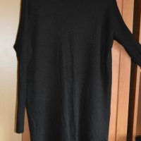 Есенно-зимна дълга черна блуза, снимка 3 - Блузи с дълъг ръкав и пуловери - 43151338