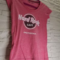 Разпродажба! Hard Rock дамска тениска Амстердам, XS , снимка 4 - Тениски - 38251687