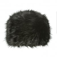 дамска шапка дебела и много топла с меки лъскав естествен косъм СССР, снимка 5 - Шапки - 27154070