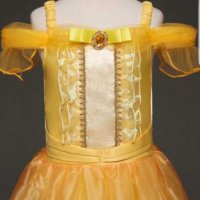 Разкошна рокля на Спящата красавица или Бел+ подарък коронка , снимка 7 - Детски рокли и поли - 28305758