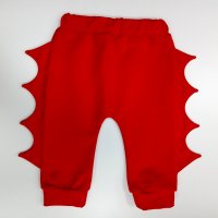 Намален! Нов детски комплект Динозавър в червено , снимка 3 - Комплекти за бебе - 26899035
