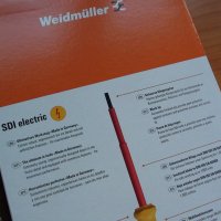 Weidmüller SDI-Set electric - VDE 1000 V - MADE IN GERMANY - 5 Отверки Комплект ЧИСТО НОВ PROFI-Set , снимка 4 - Клещи - 44003352
