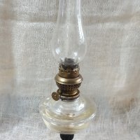 Старинна газена лампа, снимка 1 - Антикварни и старинни предмети - 26665910