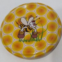 Атрактивни капачки за буркани серия ”Пчелен мед от екологично чист район” , снимка 15 - Други стоки за животни - 33555694