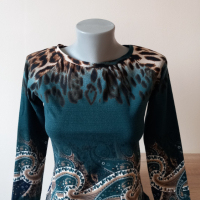 Стилна дамска блуза , снимка 2 - Блузи с дълъг ръкав и пуловери - 44846256