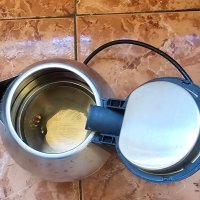 Електрическа кана за варене на вода инокс , снимка 3 - Съдове за готвене - 43851122