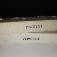 Резистори 20W68ΩJ, 2 броя, снимка 1 - Друга електроника - 44841495