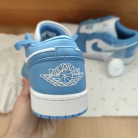 Nike Air Jordan 1 Low unc Blue нови оригинални обувки размер 43 Маратонки номер 43 нови сини обувки, снимка 7 - Маратонки - 37551226