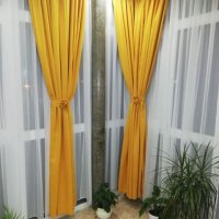 Луксозни плътни завеси, цвят жълт, снимка 5 - Пердета и завеси - 33133276