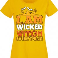 Дамска тениска I'm The Wicked Witch Of Everything 1,Halloween,Хелоуин,Празник,Забавление,Изненада,, снимка 9 - Тениски - 38137968