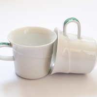 ROSENTHAL - немски порцелан сервиз чаши два двойни сета за кафе чаши сервиз , снимка 10 - Други ценни предмети - 44132486