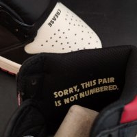 Nike Air Jordan 1 High No Photos Not For Resel Мъжки Обувки Кецове Маратонки Размер 43 Номер 27.5см, снимка 9 - Кецове - 39566628