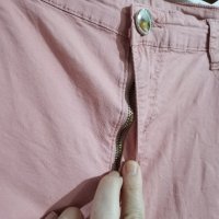 Розов дамски летен панталон с прав крачол, снимка 7 - Рокли - 43313782