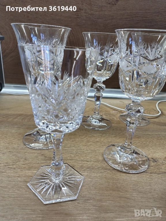 кристални чаши , снимка 1