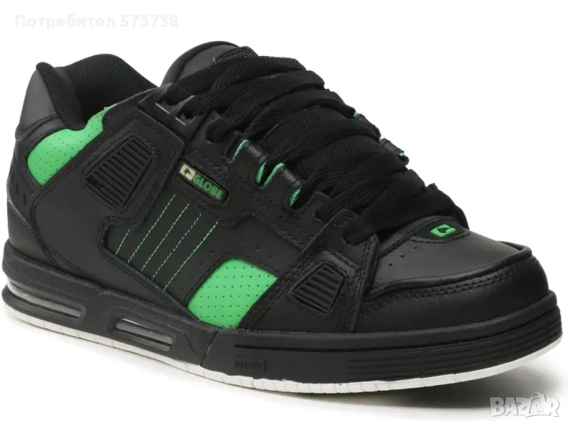Сникърси GLOBE Sabre GBSABR  Black/Moto Green 10768, снимка 1