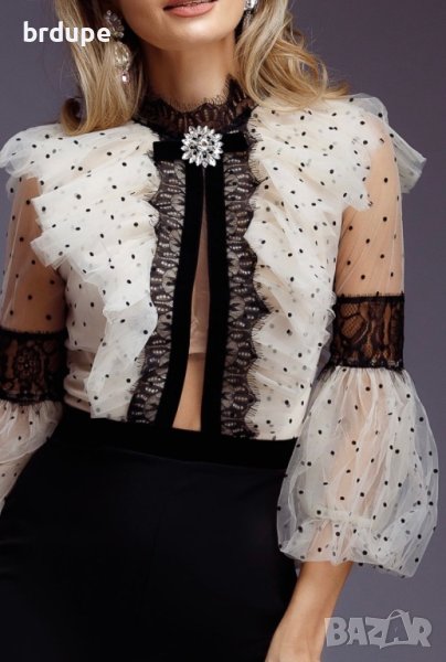 Бутикова дизайнерска рокл. Абитуриентска рокля. Рокля за сватба, кръщенка, официален повод, снимка 1