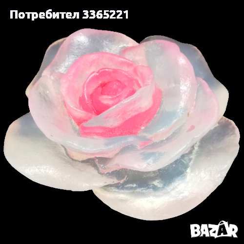  Сапун в форма на роза, снимка 1