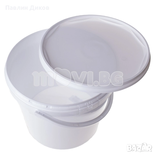 Кофи  кръгли сладкарски с капак 2/3/4/8кг измити,50 бр., снимка 1