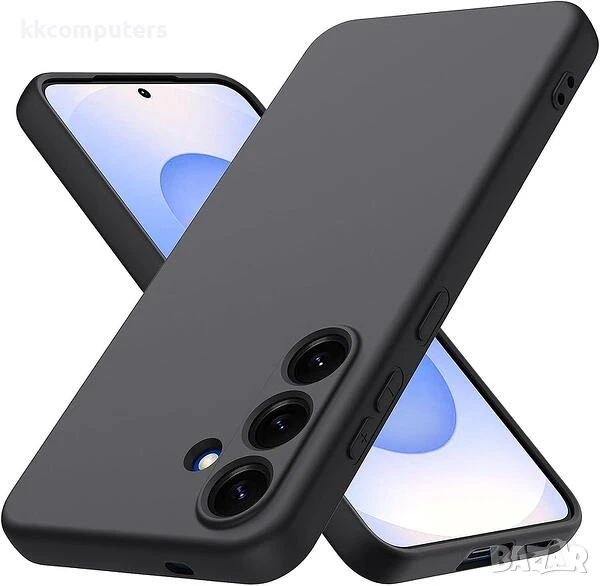 Калъф силикон / Черен мат LUX / за Samsung S25 Plus Баркод : 3131970, снимка 1