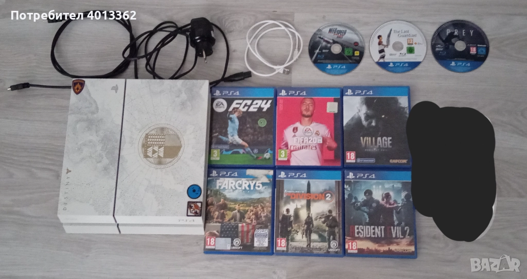 PS4 LIMITED EDITION DESTINY+9 ИГРИ, снимка 1