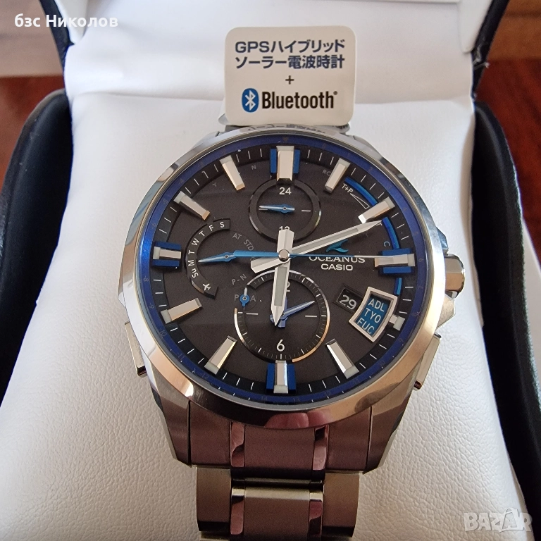 Casio Oceanus OCW-G2000-1AJF GPS,Bluetooth,Sapphire Cristal., снимка 1