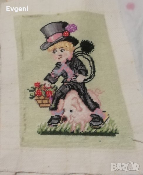  Малък гоблен с коминочистач, снимка 1