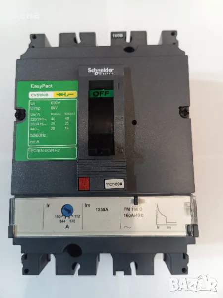 АВТОМАТИЧЕН ПРЕКЪСВАЧ-- ШНАЙДЕР-160А, снимка 1