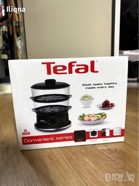 Чисто нов уред за готвене на пара Tefal VC1401 с 2год. гаранция, снимка 1