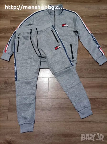 Големи размери екип - сив, снимка 1