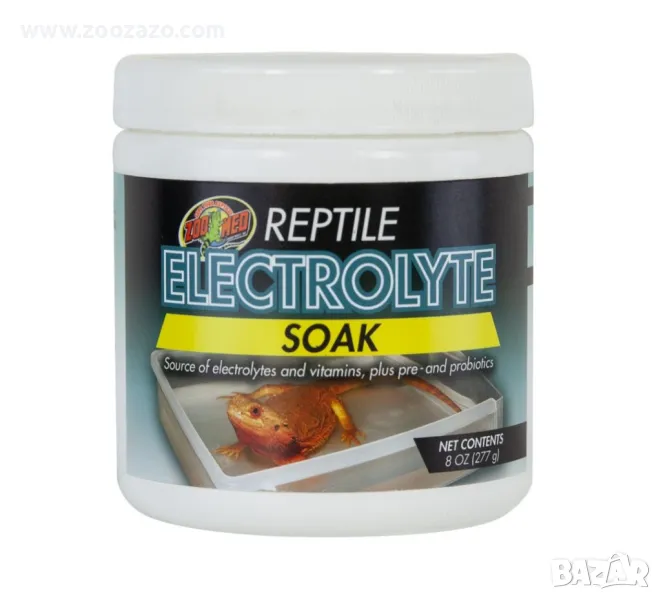 Електролит за баня за влечуги, 277 гр. - ZooMed Reptile Electrolyte Soak, снимка 1