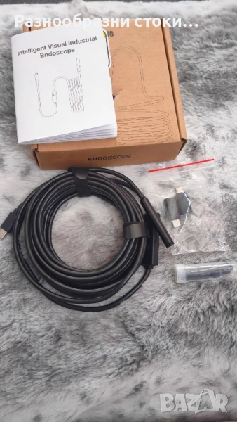 Интелигентен Визуален Индустриален Ендоскоп (Бороскоп) - USB/Type-C, снимка 1