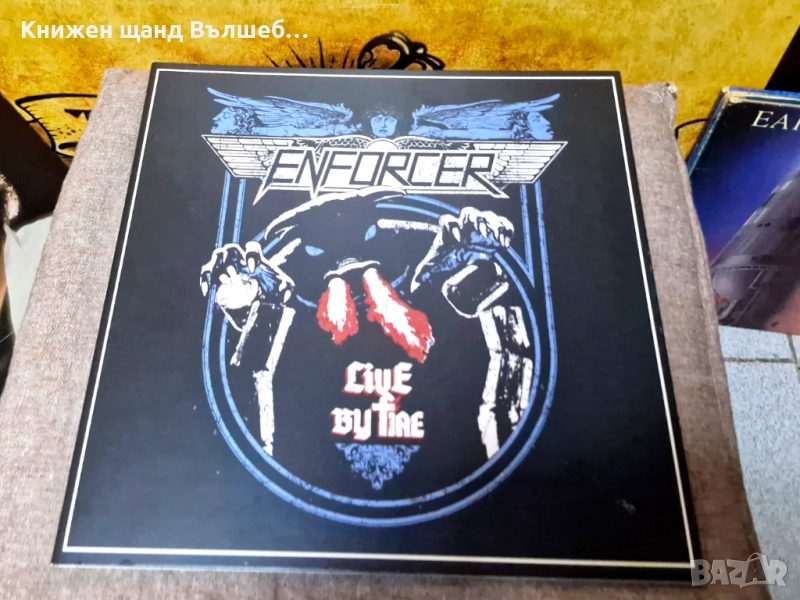 Грамофонни Плочи - Рок-Метъл: Enforcer - Live By Fire - Live - LP Gatefold (Coloured Vinyl), снимка 1