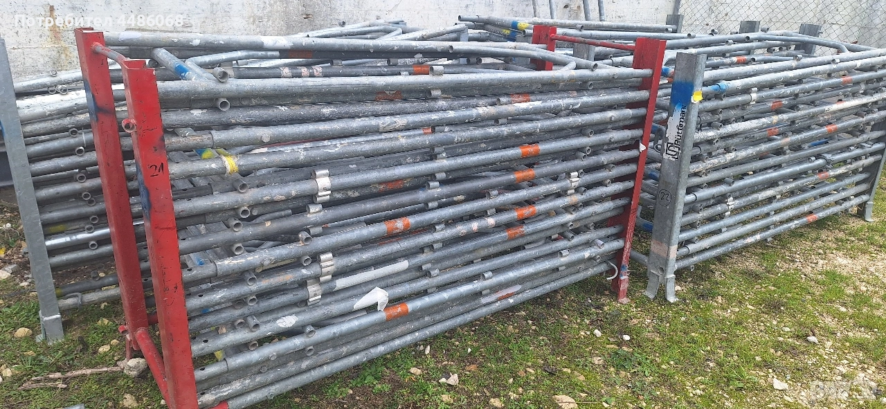 рамково фасадно скеле, поцинковано немско скеле , снимка 1