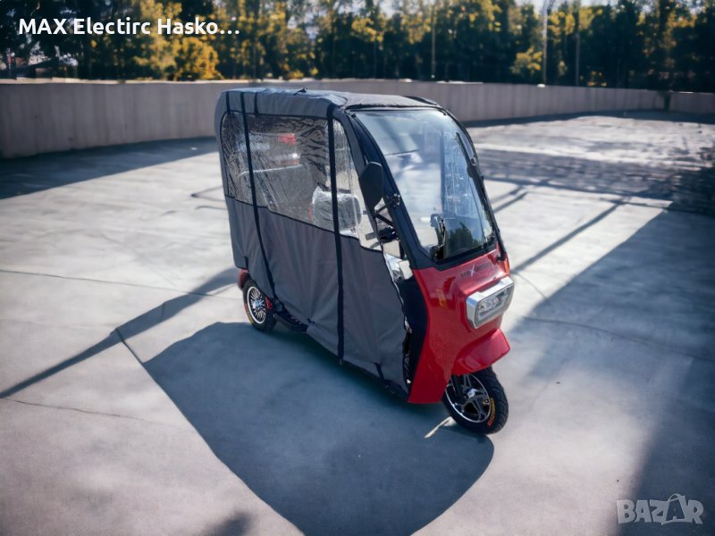 Електрическа триколка с таван MaxMotors 1500W/60V/20AH - RED, снимка 1